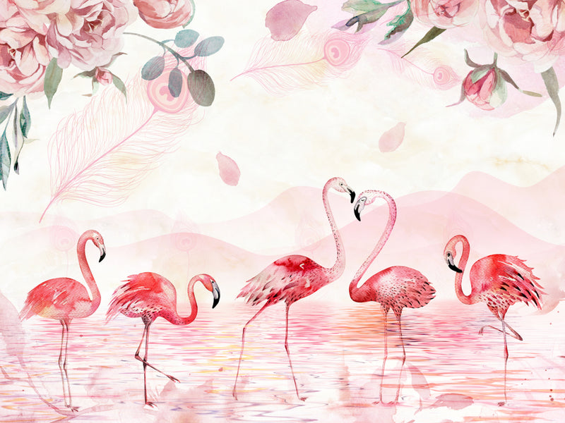 Flamingo Pink Wallpaper