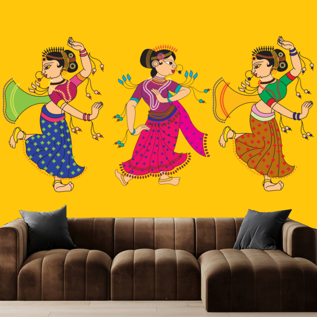 Traditional Dancers Wallpaper – Myindianthings