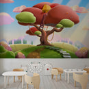 Candy Tree School Wallpaper