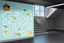 Sea Puzzle School Wallpaper