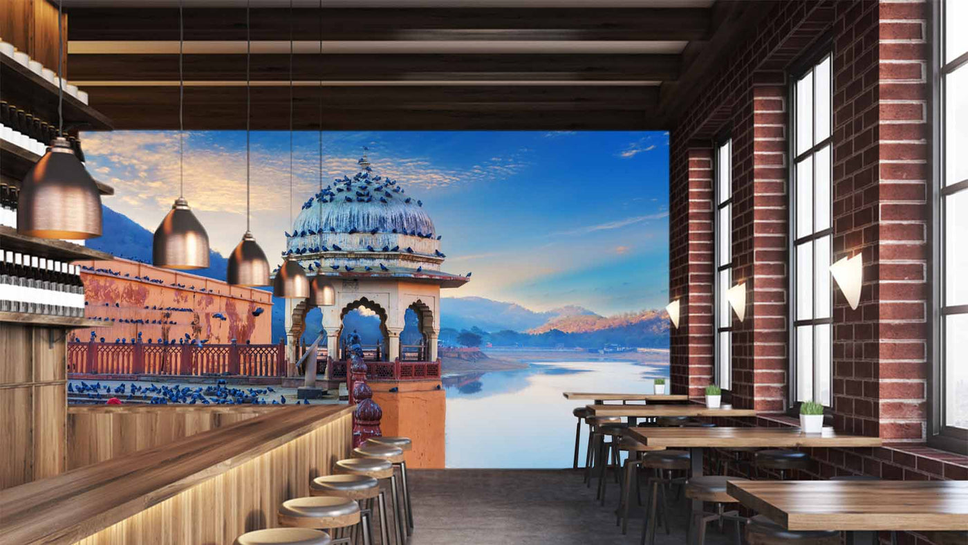 Jal Mahal Side View Rajasthan Wallpaper