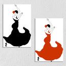 Flamenco Dancer Set Of 2