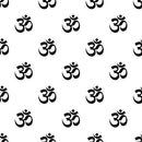 Om Sanskrit Work Art Self Adhesive Sticker For Wardrobe