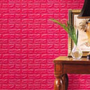 Dark Pink 3D Foam Panel