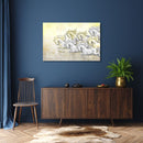 7 Horses Landscape Wall Art 18