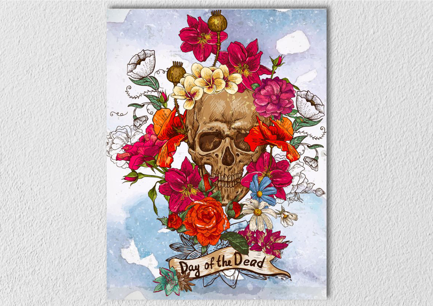 Day Of The Dead Skeleton Art