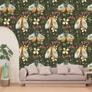 Butterfly Green Wallpaper