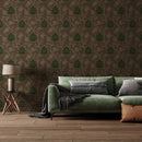 Adhya Damask Pattern Wallpaper