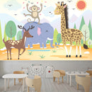 Cartoonist Illustration Nursery Wallpaper