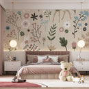 Pink And Green Boundless Decor Wallpaper