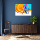 Cricket Batsman Wall Art