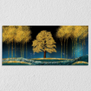 Blue Sky And Golden Trees