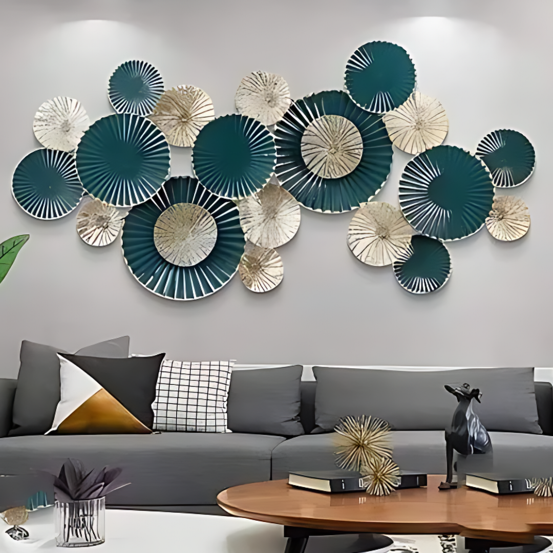 Blue & White Floral Wall Art