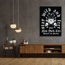 Stay Wild Skeleton Art