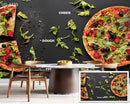 Cheese Pizza Cafe Wallpaper