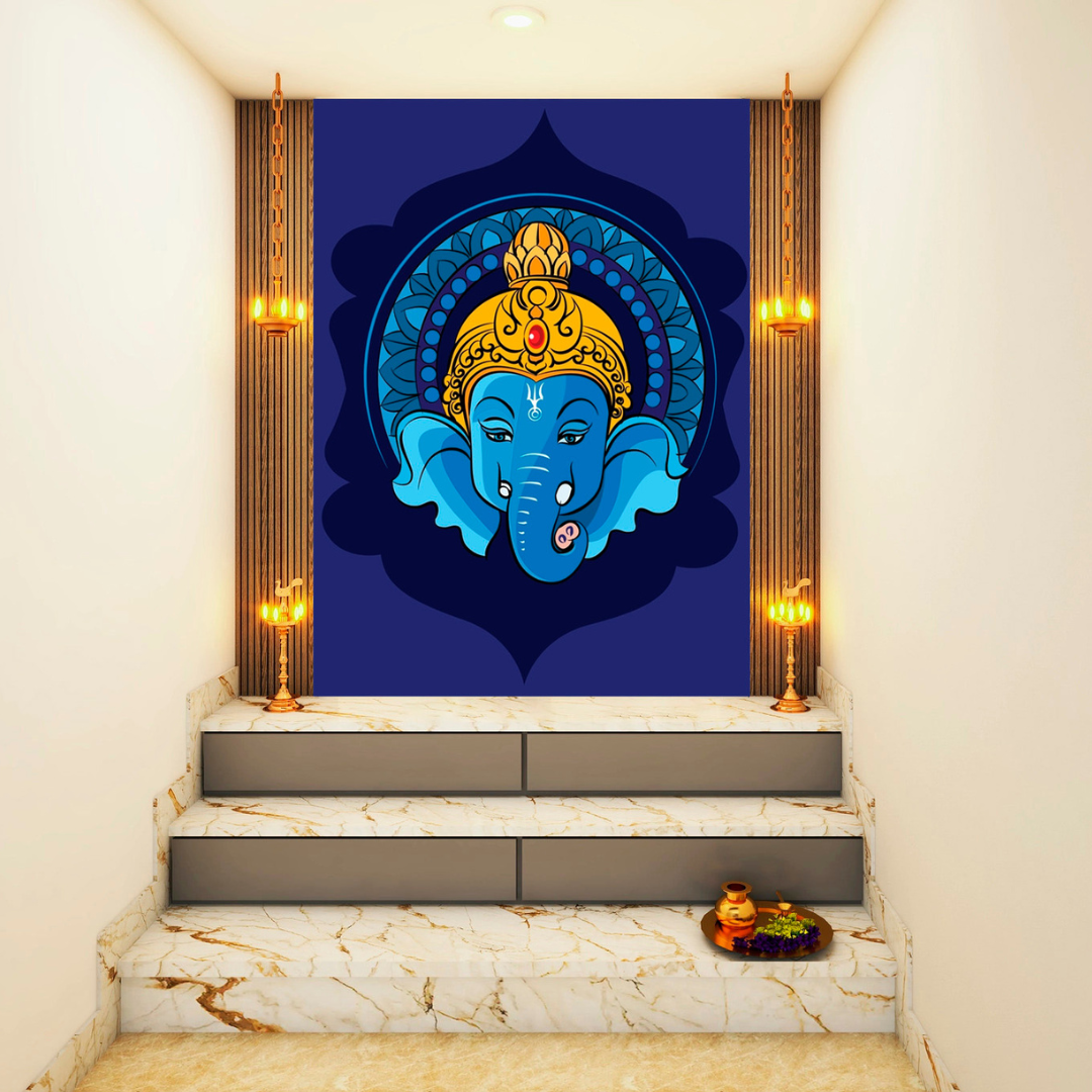 Ganesh Face sticker