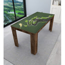 Butterfly In Green Hand Painting Self Adhesive Sticker For Table