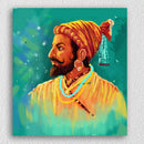 Blue Shivaji Potrait