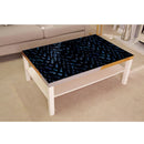 Blue Shaded Art Self Adhesive Sticker For Table