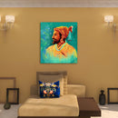 Blue Shivaji Potrait