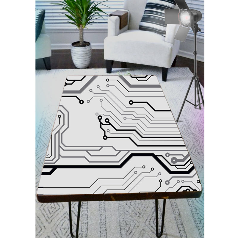 Circuit Art Self Adhesive Sticker For Table