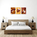 Tones Of Browns Woldlife Art, Set Of 3