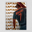 Captain Dhoni Wall Art