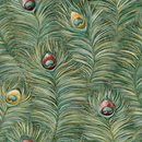 Adhya Peacock Feather Wallpaper