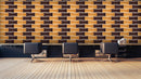 Brick Pattern Salon Wallpaper