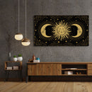Golden Sun Moon Phases