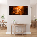 Fire Om Art Self Adhesive Sticker Poster