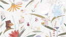 Animals Floral Kids Wallpaper