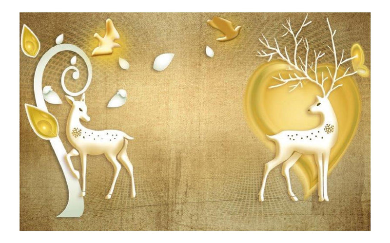 Golden Deer Wallpaper