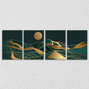 Gold Mountain Mid Century, Set Of 4