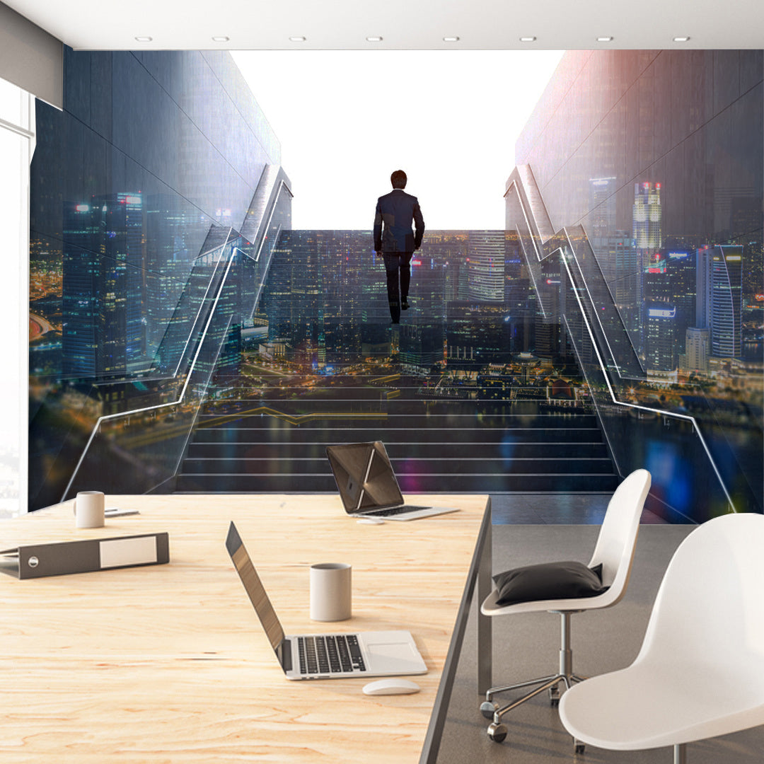 Stairs To Success Wallpaper