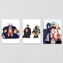 Naruto Anime Series Art, Set Of 3
