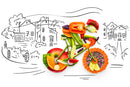 Foody Cycling Customize Wallpaper