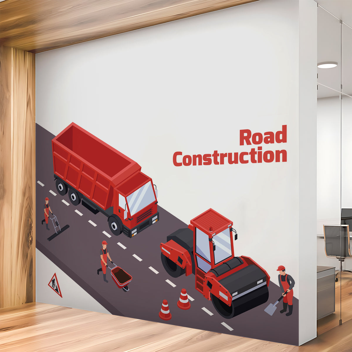 Road Construction Wallpaper