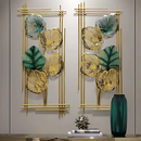 Rectangle Shaped Leaf Metal Art