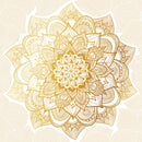 Golden Mandala Background Ceiling Wallpaper