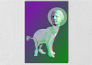 Woman Dog Ancient Sculpture Pop Art