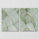 Green leaves Set of 2