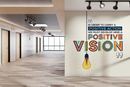 Multicolour Positive Vision Wallpaper