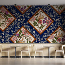 Flower Frame Floral Print Wallpaper