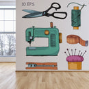 Tailoring Tools Wallpaper