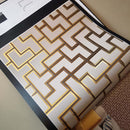 Gems Geometric Metallic Wallpaper