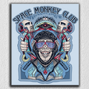 Space Monkey Club Art