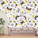 Yellow Butterfly Wallpaper