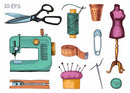 Tailoring Tools Wallpaper