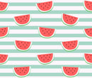 Cutted Watermelon Art Self Adhesive Sticker For Refrigerator